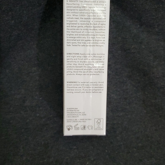 NWT U Beauty Resurfacing Compound - Picture 4 of 4